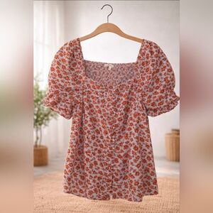 Madewell Floral Blouse